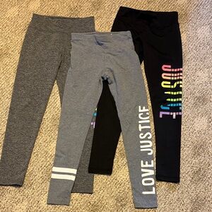 Justice Kids' Leggings Bundle EUC